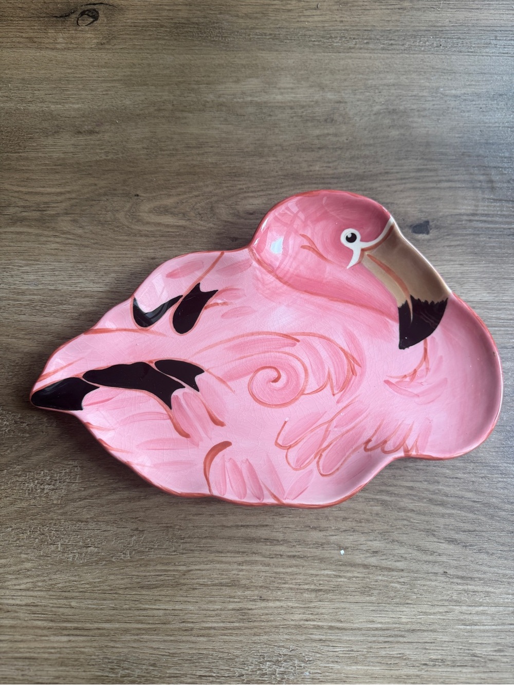 Flamingo Ceramic Plate